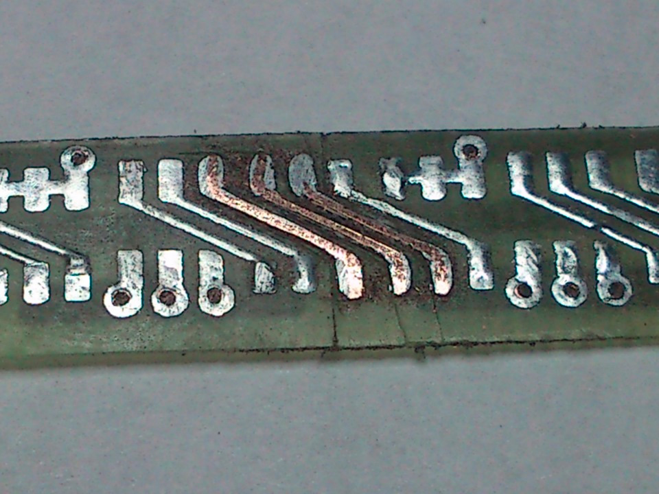 Восстановление повреждённых дорожек на платах 